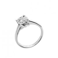 Ringe Recarlo Dame Nodo D'Amore in Gold Diamante 0.19 Ct R04SO001/020 - R04SO001/020